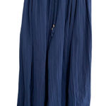 Magic ME 2 Palazzo Wide Leg Pants Flowy Drawstring Waist Casual Comfy Blue S Photo 0