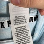 PINK - Victoria's Secret Pink Victoria’s Secret tie dye baby blue cropped hoodie with lace up detail XS Photo 9