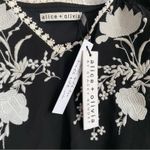 Alice + Olivia NEW  Holden Embroidered Cold-Shoulder Mini Dress Photo 9
