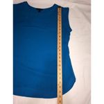 J.Crew  Womens Top Size 4 Blue Sleeveless Career Office Layering Shell Round Neck Photo 6