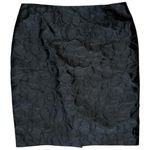 Escada Women’s Size 38 M Black Floral Jacquard Straight Pencil Skirt Size M Photo 0