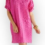 Caryn Lawn Caroline Dress In Rose Pink Poplin Cotton Shirt Dress One‎ Size NWT Photo 0