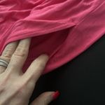 Dana Buchman  size 10 maxi Vibrant Pink dress halter side slits nwot rayon flowy Photo 6