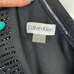 Calvin Klein NWT One Shoulder Embellished Sheath Knee Length Dress Glam Black 12 Photo 5