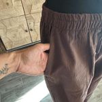 NWT B'Gauze Women's Size S/M Brown 100% Cotton Pants Elastic Waist Size M Photo 3