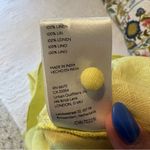 Maeve Anthropologie  The Audie Linen Puff Sleeve Blouse. Size: Small. Yellow. Photo 6