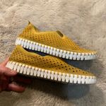 Ilse Jacobsen Tulip Perforated Sneaker Size 38 Comfort Lightweight Mustard Yellw Yellow Photo 4