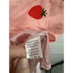 Belle Poque Strawberry Print Dress Women Medium Pink‎ Preppy Y2K Retro Novelty Pink Photo 3