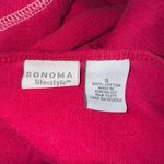 Sonoma Life + Style Women’s Raspberry Pink Ribbed Knit Long Sleeve Henley Top S Photo 3