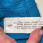 ZARA Nwt  - ribbed asymmetrical cut out electric blue crop top Sz Large Photo 9