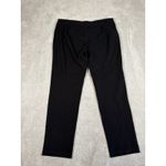 Eileen Fisher Pants Washable Stretch Crepe Black Straight Leg Medium Photo 5