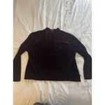 Ashley Stewart  Burgundy Maroon Velvet Zip Up Ruched Pockets Long Sleeve Photo 5