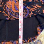 Free People  Hello Lover Tunic Top Womens Size XS Black Floral Long Sleeve Photo 7