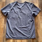 FIGS  Gray V-Neck Scrub Top Photo 2