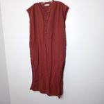 Everlane rustic brown dress size small Orange Photo 2