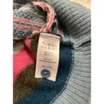 Tabitha Webb wool blend button front sweater fair isle striped M Photo 4