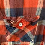 Hollister  red and blue plaid button down size L Photo 7