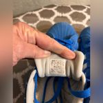 Adidas Blue and White Athletic Shoes Sleek Design Photo 3