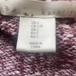 Kaisely  mauve marled open cardigan Photo 4