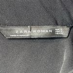 ZARA Choker Neck Black Blouse Size Small Photo 10