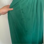 Bari Jay Forest Green Maxi Formal Dress Size 16 Photo 1