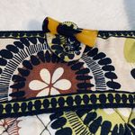 Vera Bradley Cocoa Moss Large Laptop Tote Bag Green, Brown, Black & White Boho Paisley Floral Photo 2