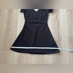 Armani Exchange  Black Textured Mini Dress Photo 6