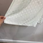 ASOS Off White Dot Cricle Print High Waisted Cropped Wide Leg Trousers Sz 10 Photo 2