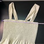 Lucy Paris ✨  August Faux Leather Smocked Tank Top Cream XS Photo 10