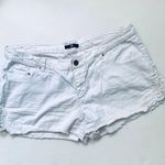 H&M Off White Cream Denim Jean Shorts Photo 0