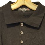 Giglio Rosso Made In Italy Wool Blend Black Sweater Size XL Photo 1