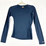 Icebreaker Womens Bodyfit 200 Merino Wool Long Sleeve Base Layer Size XS Navy Blue Photo 0