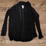 Candie's  Stylish Black Knit Cardigan Photo 0