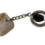 Long Silver Chain Rock Necklace Stone Metal Beads Womens Fashion Jewelry u Photo 4