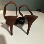 Yves Saint Laurent Brown Slingback Pumps Sz 9M Photo 15