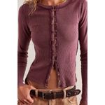 Free People  x We The Free It's On Cardi in Wild Ginger Size Small Photo 11