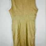 Shelby & Palmer Tan Sleeveless Sheath Dress Professional Work Size 6 Polyester Photo 7