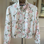 Andrew Marc  New York Floral Satin Baseball Jacket M Photo 0