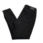 Levi's LEVI’S black distressed 721 high rise skinny jeans Photo 0
