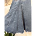 Y2K Denim Flare Maxi Skirt Blue Size undefined Photo 6