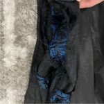 Ricki Lang for Nuit Blue Metallic and Velvet Mockneck Vintage VTG Size 8 Photo 9