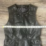 Dollhouse Outerwear Faux Leather Bikercore Grunge Vest Size Small 🖤 Photo 5