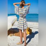 EMERSON FRY Basalie Mini Dress, Big Marigolds White Organic, XS Photo 3