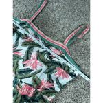 Loft NWT Paradise Tiered Maxi Dress Linen Tropical Leaf Floral Print Long 16 Photo 9