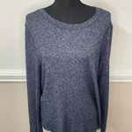 Workshop Republic Clothing Heather Blue Long Sleeve Blouse Size X-Large Photo 0