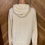 Levi's Levi’s Vintage 90’s Women’s Large Studded Off White Zipper Hoodie Photo 7