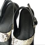 Vince 'Marett' Python Snakeskin Black White LEATHER Platform Size 7M Photo 4