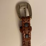 Brighton Wildlife Leather Belt 90s Vintage Y2K Photo 10