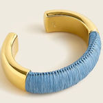 J.Crew NWT ! Cotton raffia-wrapped cuff‎ bracelet. Size Small/Medium Photo 0