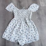Blue Floral Romper Photo 1